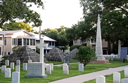 Burial area at St. Augustine National Cemetery. Burial area at St. Augustine National Cemetery.